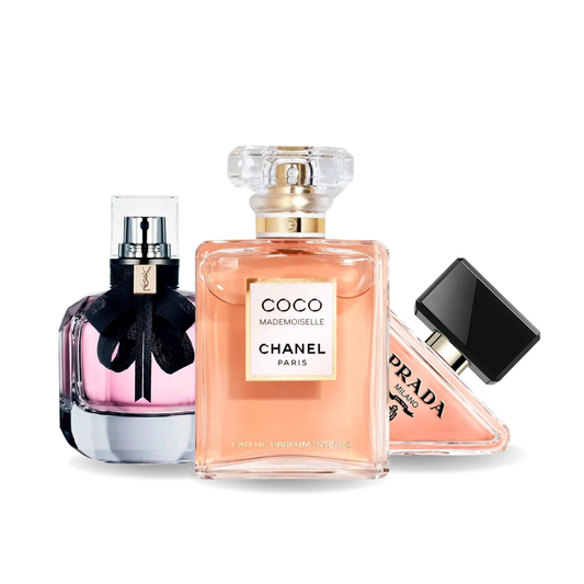 3 parfüümi komplekt | Prada Prada PARADOXE, COCO MADEMOISELLE, MON PARIS 100 ml