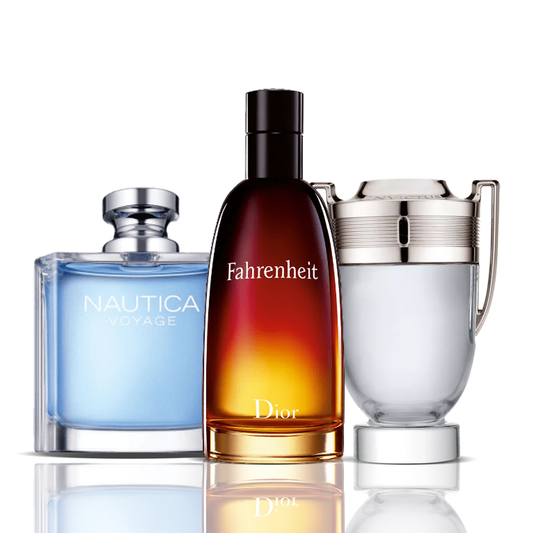 3 parfüümi komplekt | Nautica + Fahrenheit + Invictus 100 ml